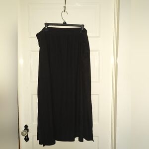 Terra & Sky Black Maxi Skirt